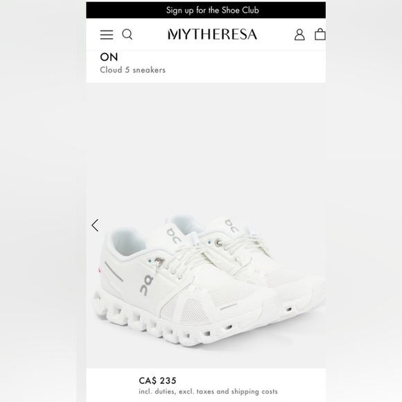 ONCLOUD 5 RUNNING SHOES. - Picture 5 of 5